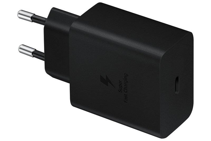 Samsung 45 W charger, front view